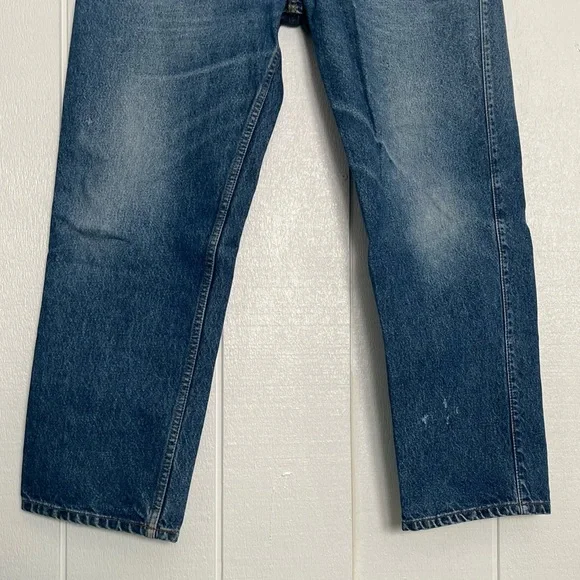 Vintage Levi's Orange Tab 540 Relaxed Fit Faded Dad Jeans Blue Wash Baggy 37x29
